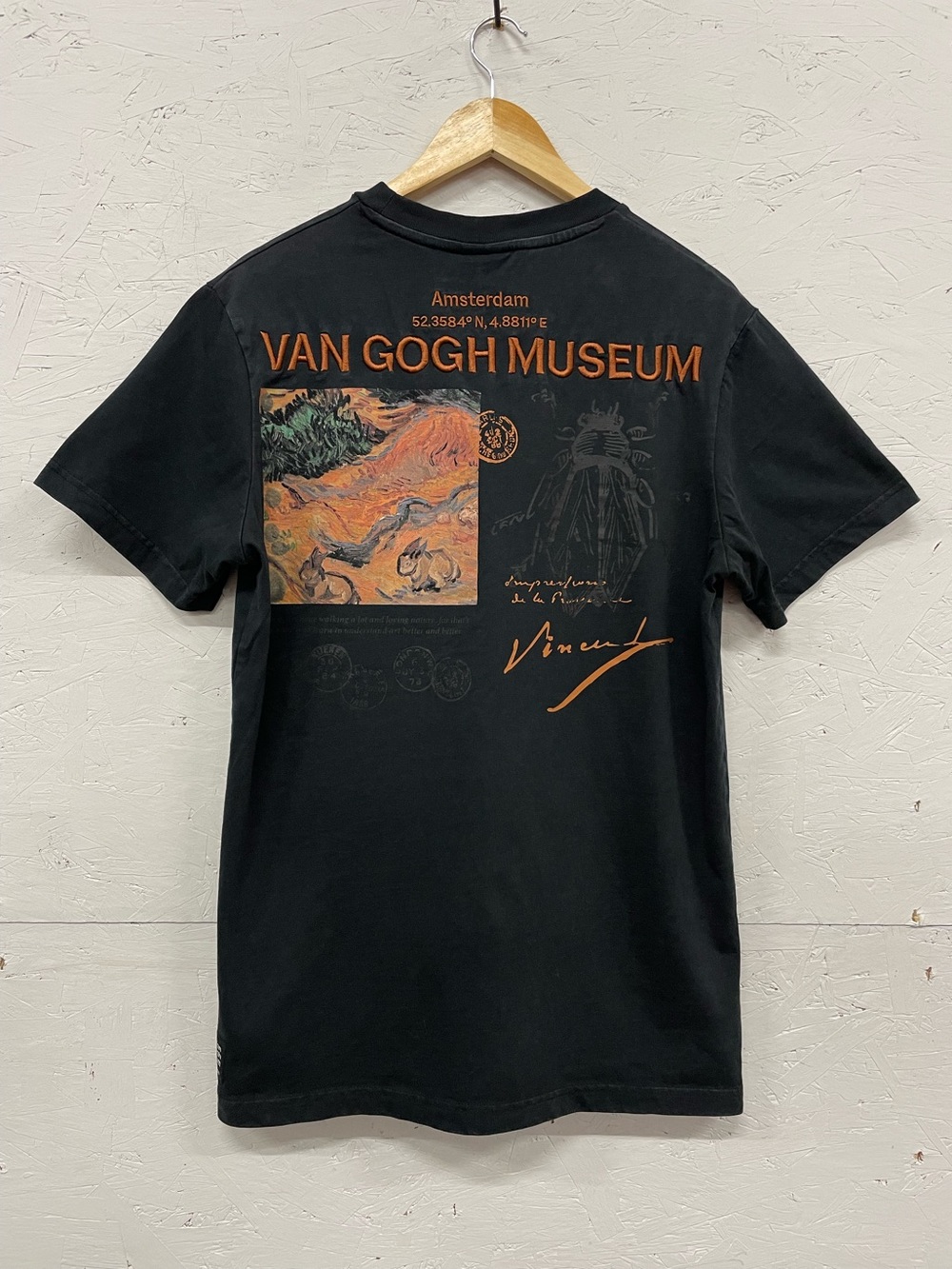 The Shoe Palace x Van Gogh Museum Collab Embroidered Tee, Size S
